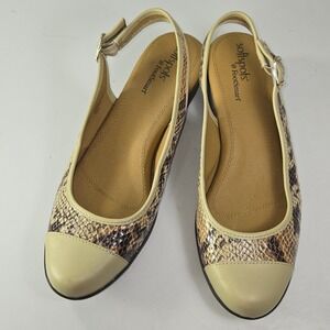 Softspots Footsmart women Slingback Casual Heels‎ Size 10M